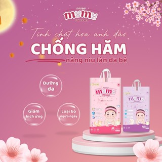 Bỉm Quần Dán Momo Diamond Hữu Cơ Cao Cấpnhận 1 HỘP KHĂN MẶT S64 M62 M60