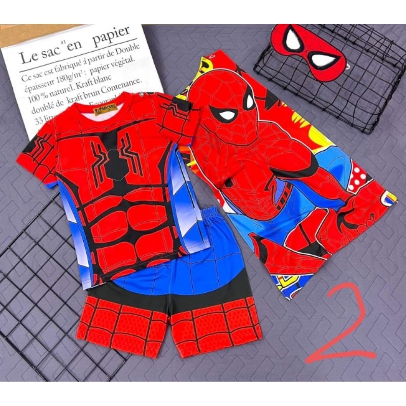 BỘ SIÊU NHÂN 3D CHO BÉ TRAI KÈM CHOÀNG