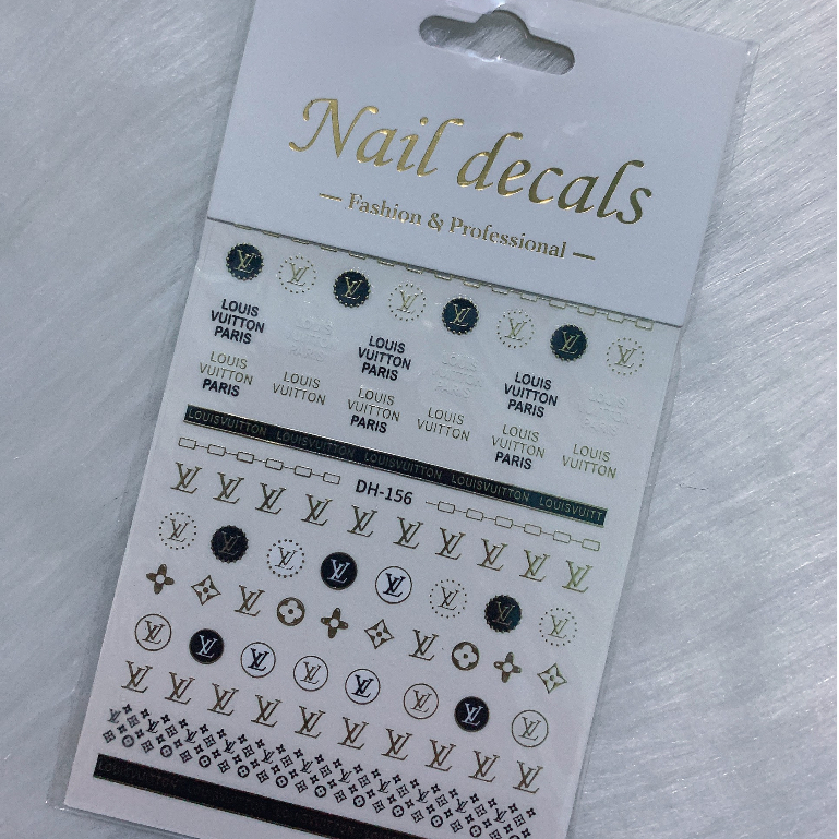 Sticker nail thương hiệu trang trí móng mã mới