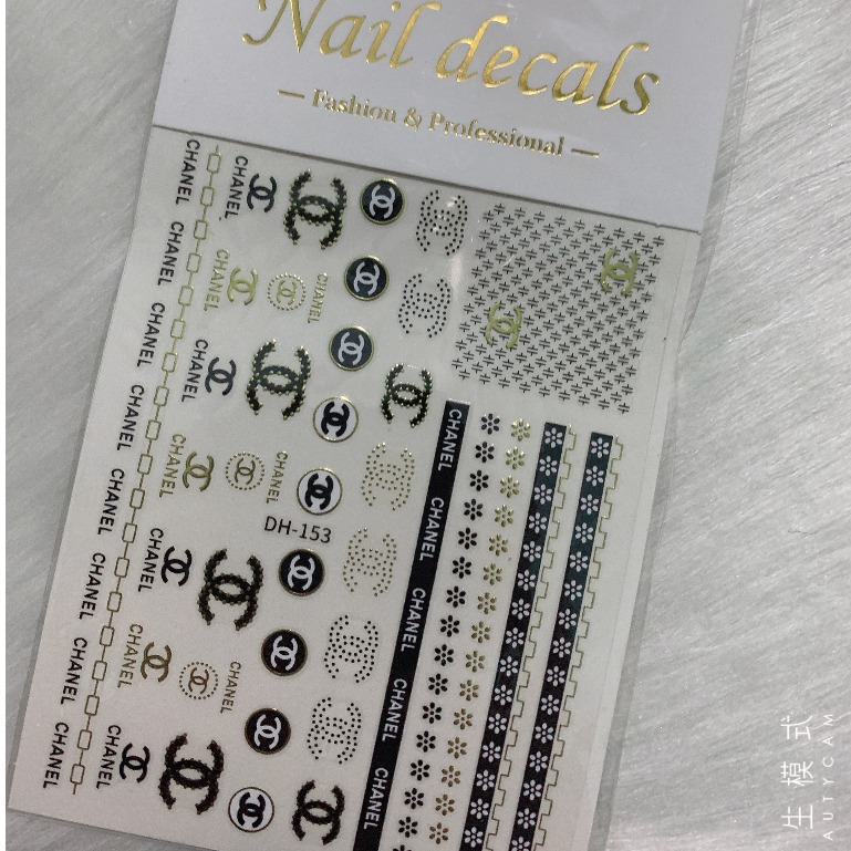 Sticker nail thương hiệu trang trí móng mã mới