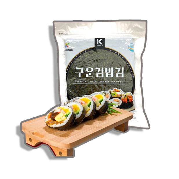 RONG BIỂN CUỘN CƠM 100 LÁ K-WOOK 240g