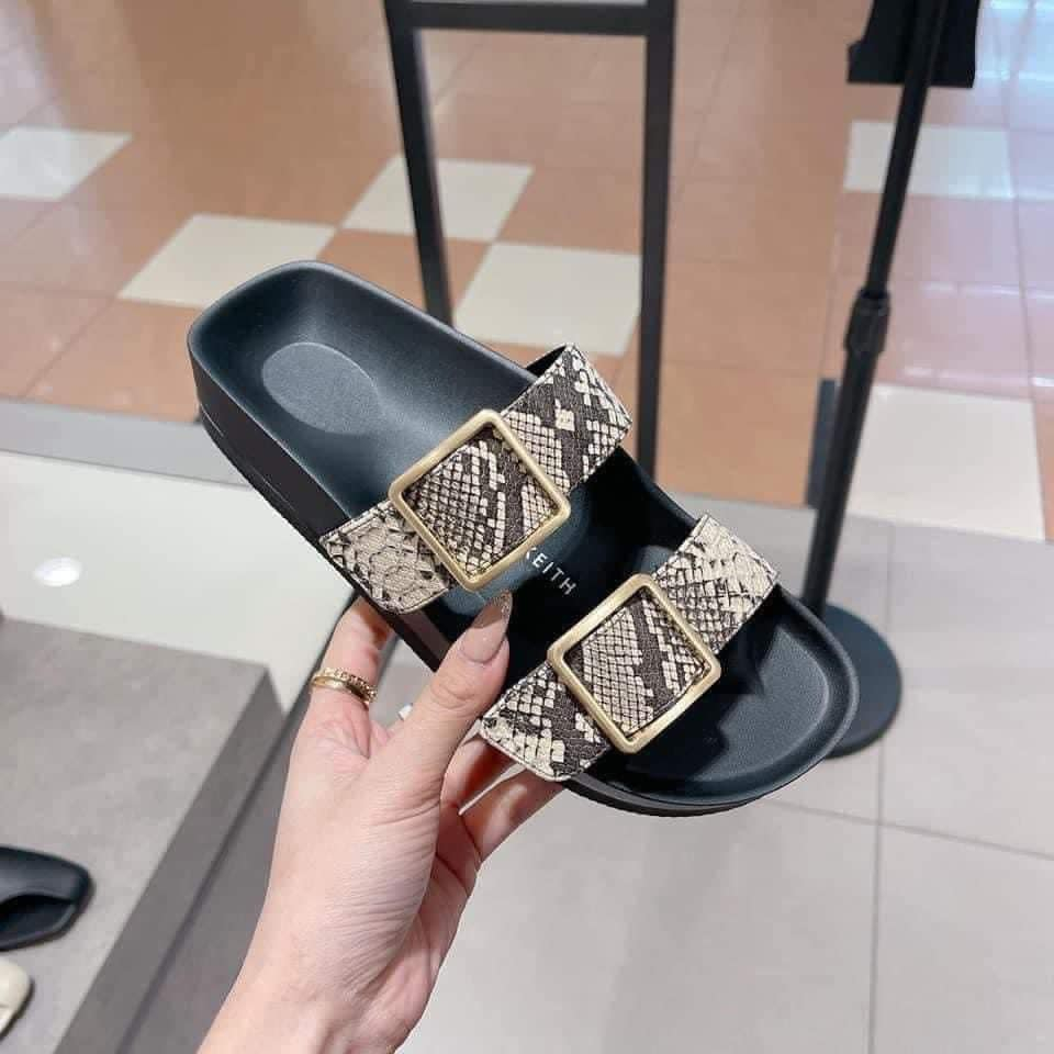 Dép Sandals nữ quai ngang CK1-70900281