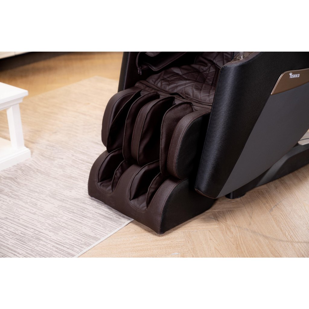 Ghế massage Toshiko T89 công nghệ con lăn massage 4D cao cấp hỗ trợ điều khiển giọng nói Tiếng Việt