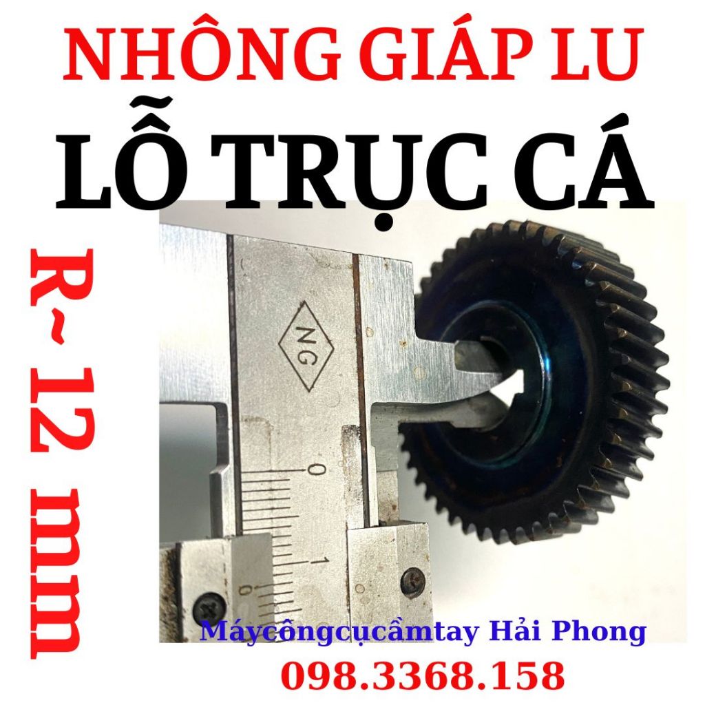 Bánh răng máy Chà nhám  MKT-MT 9403 và DCA AST610 . Nhông lớn Lỗ trục cá-vét hoặc Lỗ Trục Côn