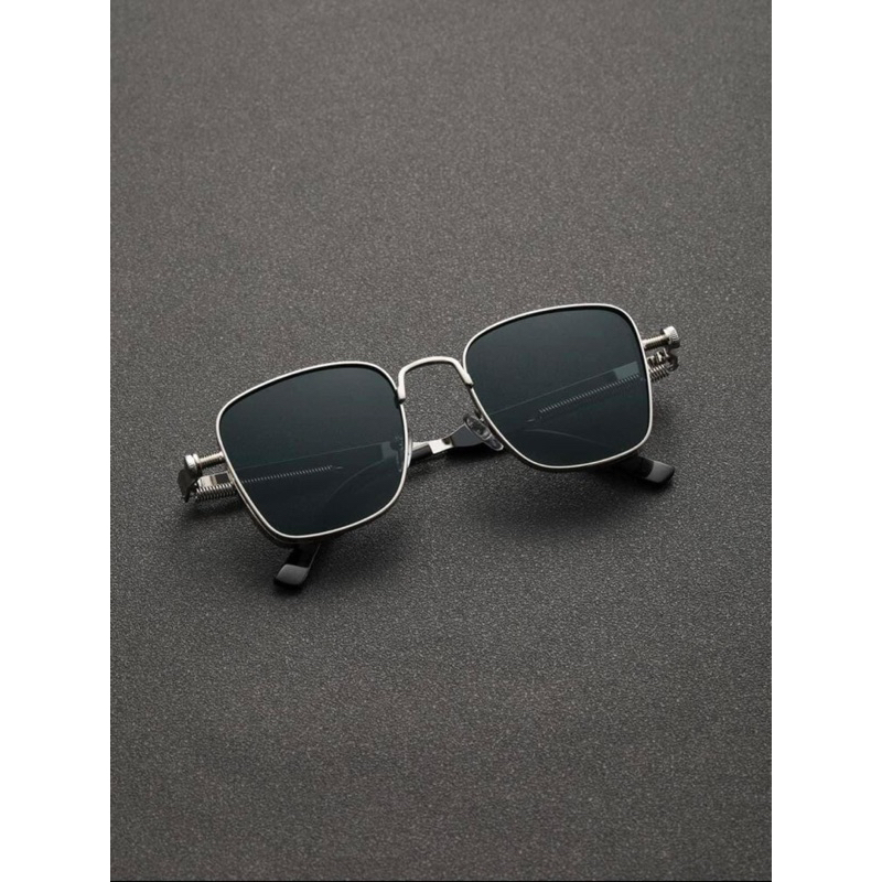 KÍNH RÂM UK THỜI TRANG GỌNG BẠC-kèm bao da