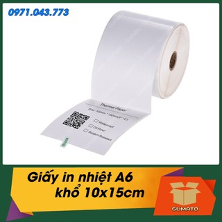 Giấy in nhiệt - decal nhiệt 100x150mm / a6 - giấy in đơn hàng , mã vận đơn
