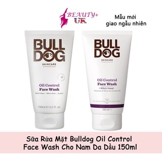 Sữa Rửa Mặt Bulldog Oil Control Face Wash Cho Nam Da Dầu 150ml