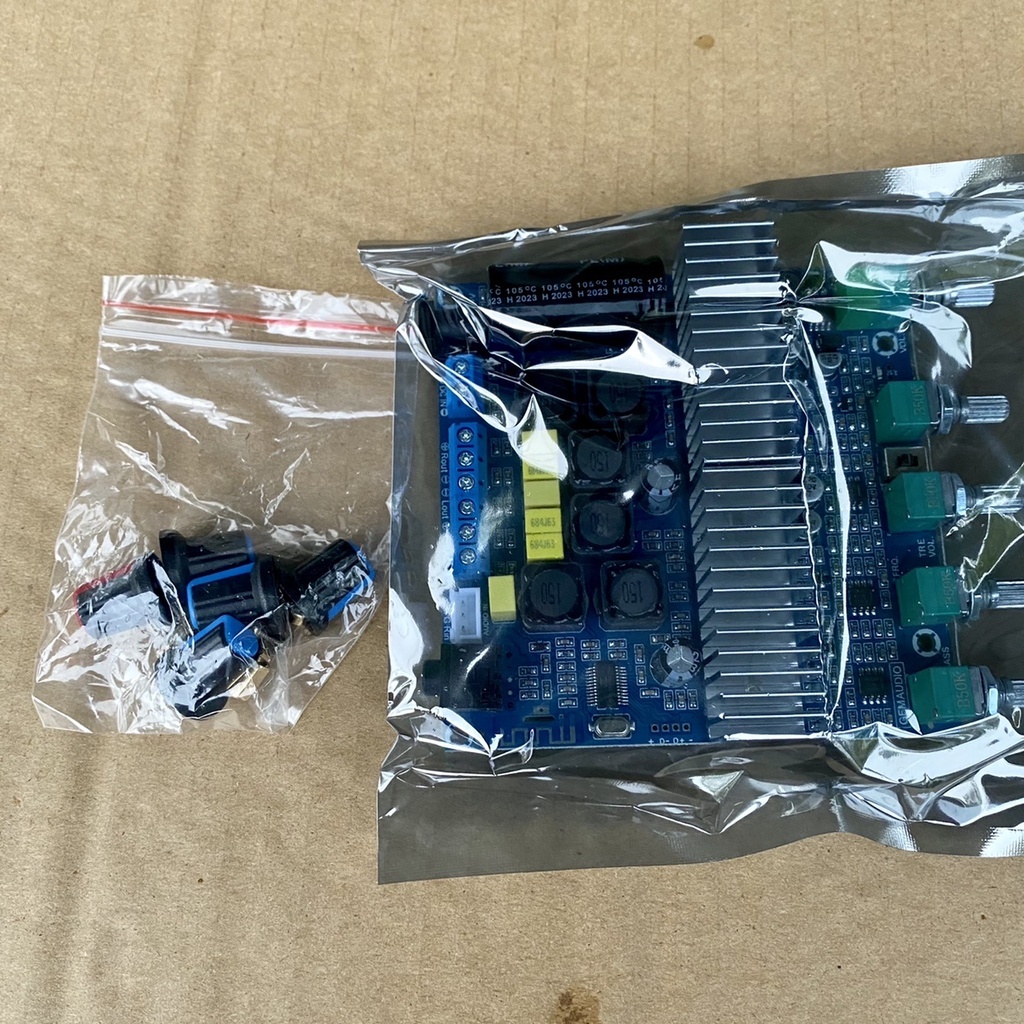 Mạch Amp 2.1 GEMAUDIO, Bluetooth 5.0, 2x50w, Sub 100w, Mạch Chuẩn Chíp 32 Chân, Không ù Xì