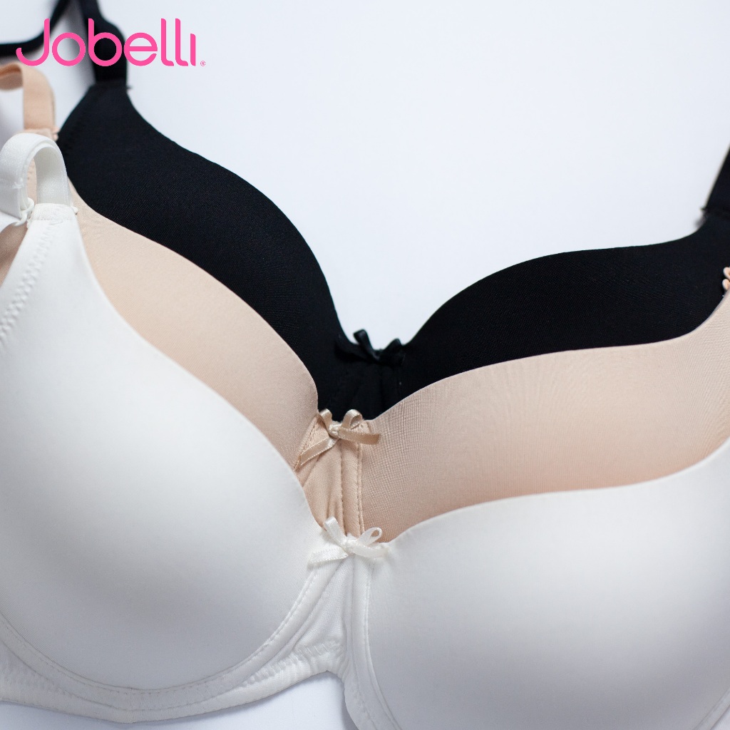 Áo ngực nữ có gọng, thiết kế lòng cup sâu có đệm mút nâng nhẹ thoải mái Jobelli A2396