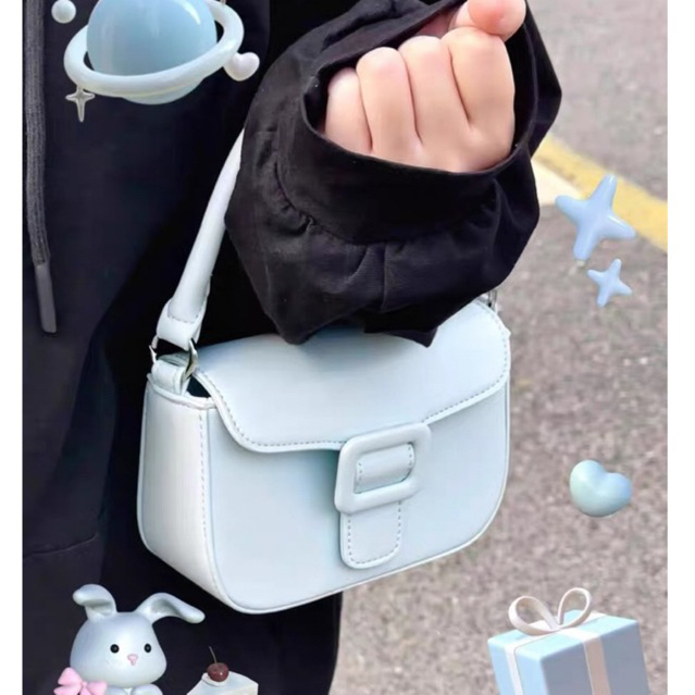 Túi đeo chéo , đeo vai , xách tay màu xanh 20