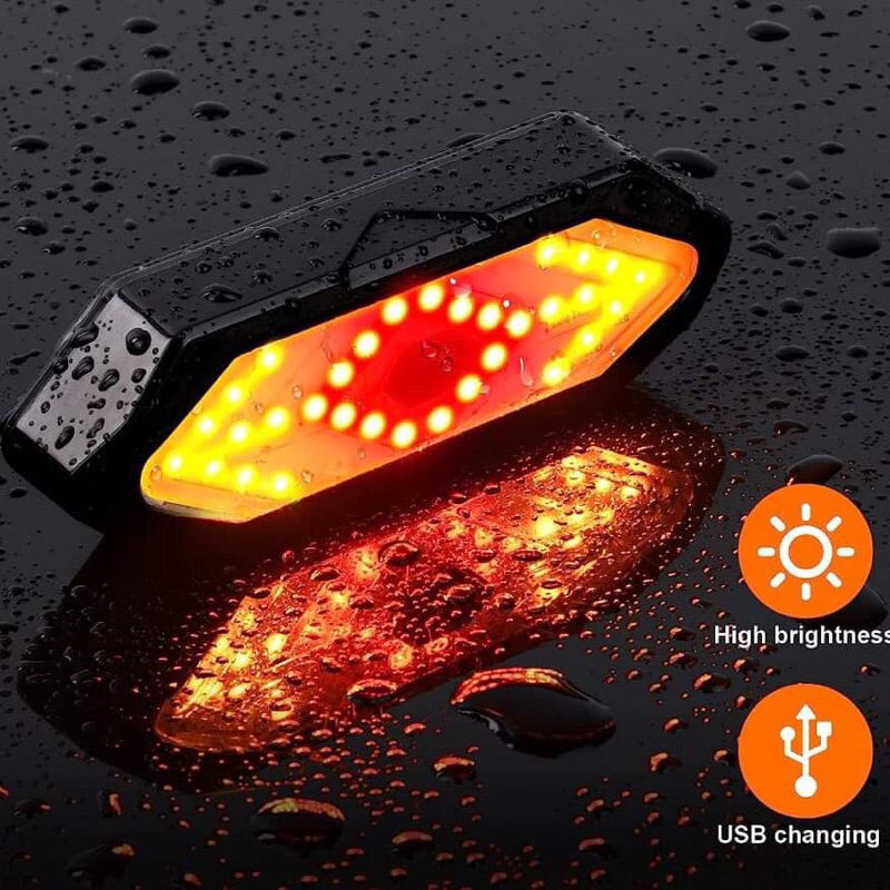 Đèn hậu - Xi nhan xe đạp FY - 1820