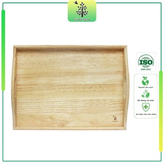 Khay gỗ đa năng size lớn, có tay cầm tiện dụng | Gỗ Đức Thành 23701 | Đựng Đồ Ăn | Trang Trí