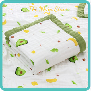 (Giá bán buôn) Khăn tắm xô 6 lớp cho bé sơ sinh CÓ VIỀN  Khăn tắm 6 lớp xuất nhật cho bé sơ sinh siêu mềm an toàn cho bé