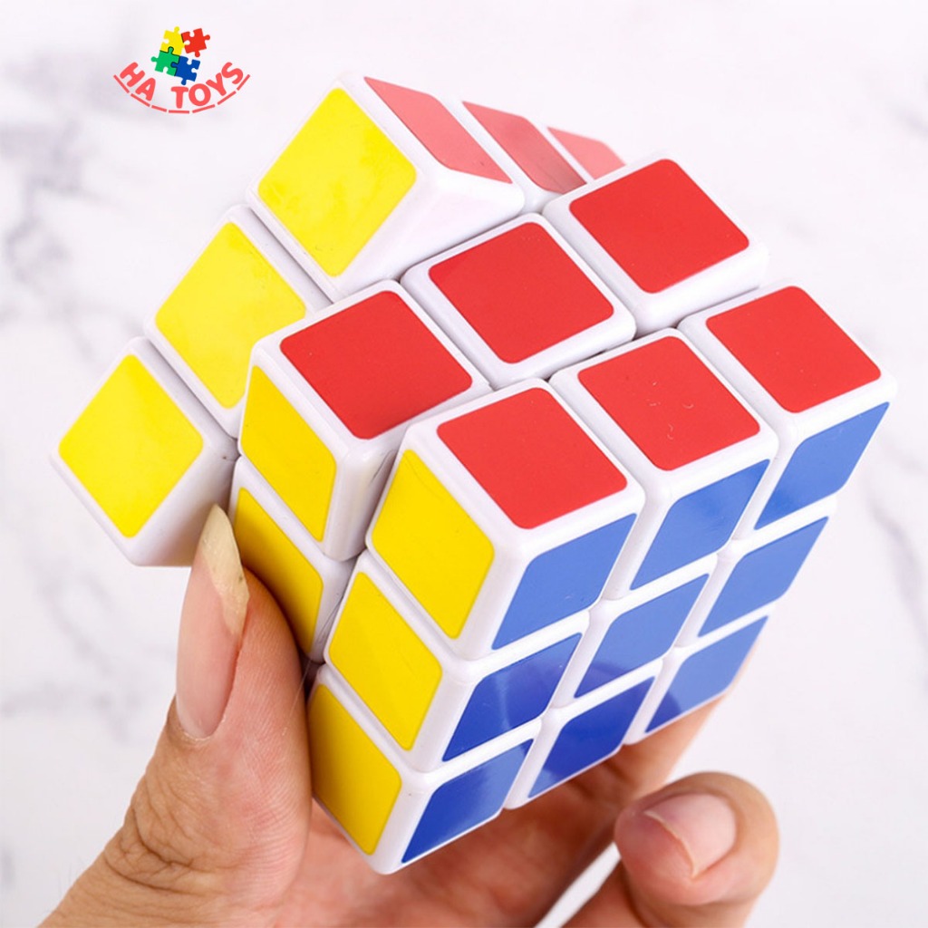 Rubik 3x3 kích thước 5,6x5,6cm HT1020, trò chơi kinh điển cho mọi lứa tuổi