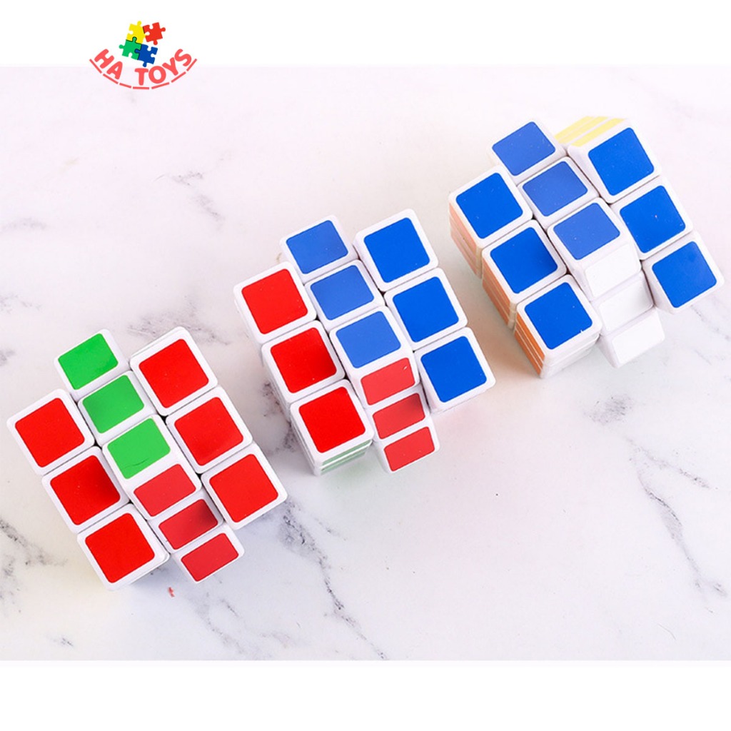 Rubik 3x3 kích thước 5,6x5,6cm HT1020, trò chơi kinh điển cho mọi lứa tuổi