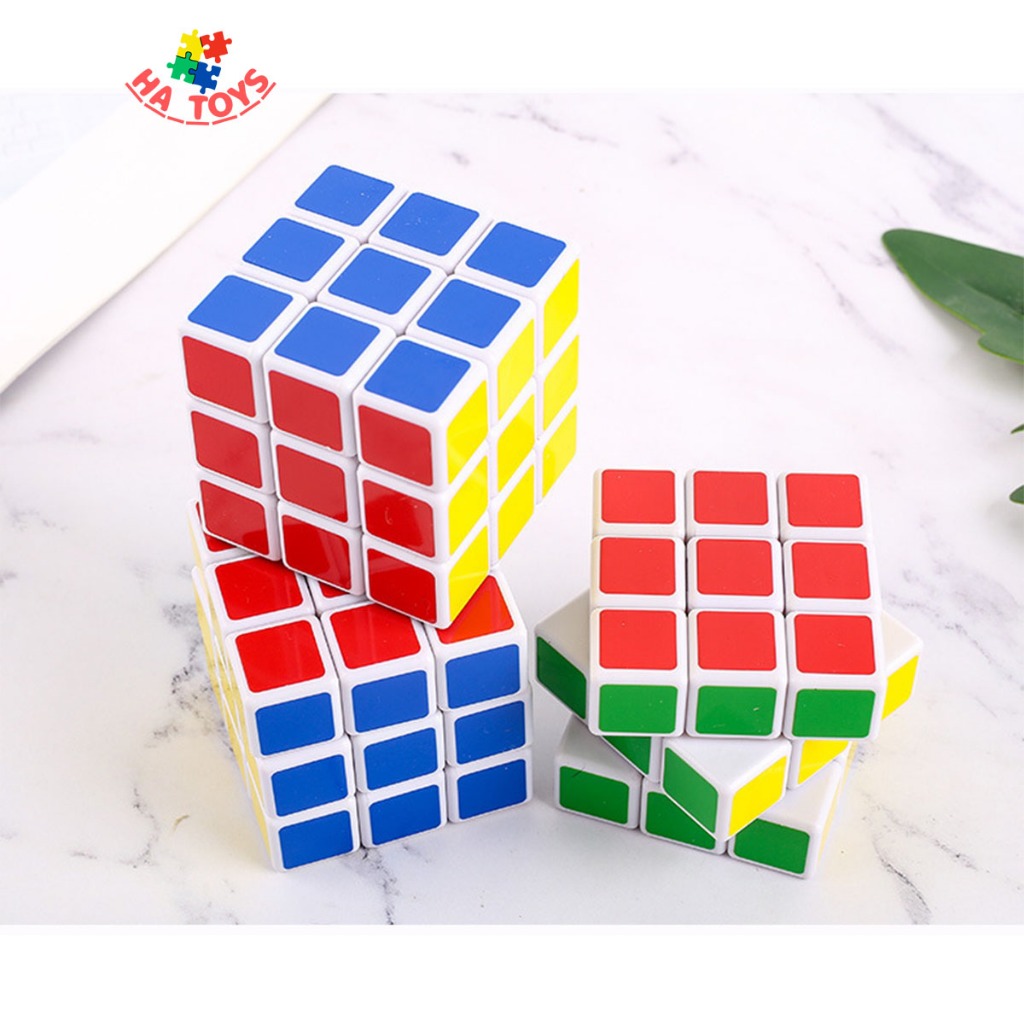 Rubik 3x3 kích thước 5,6x5,6cm HT1020, trò chơi kinh điển cho mọi lứa tuổi