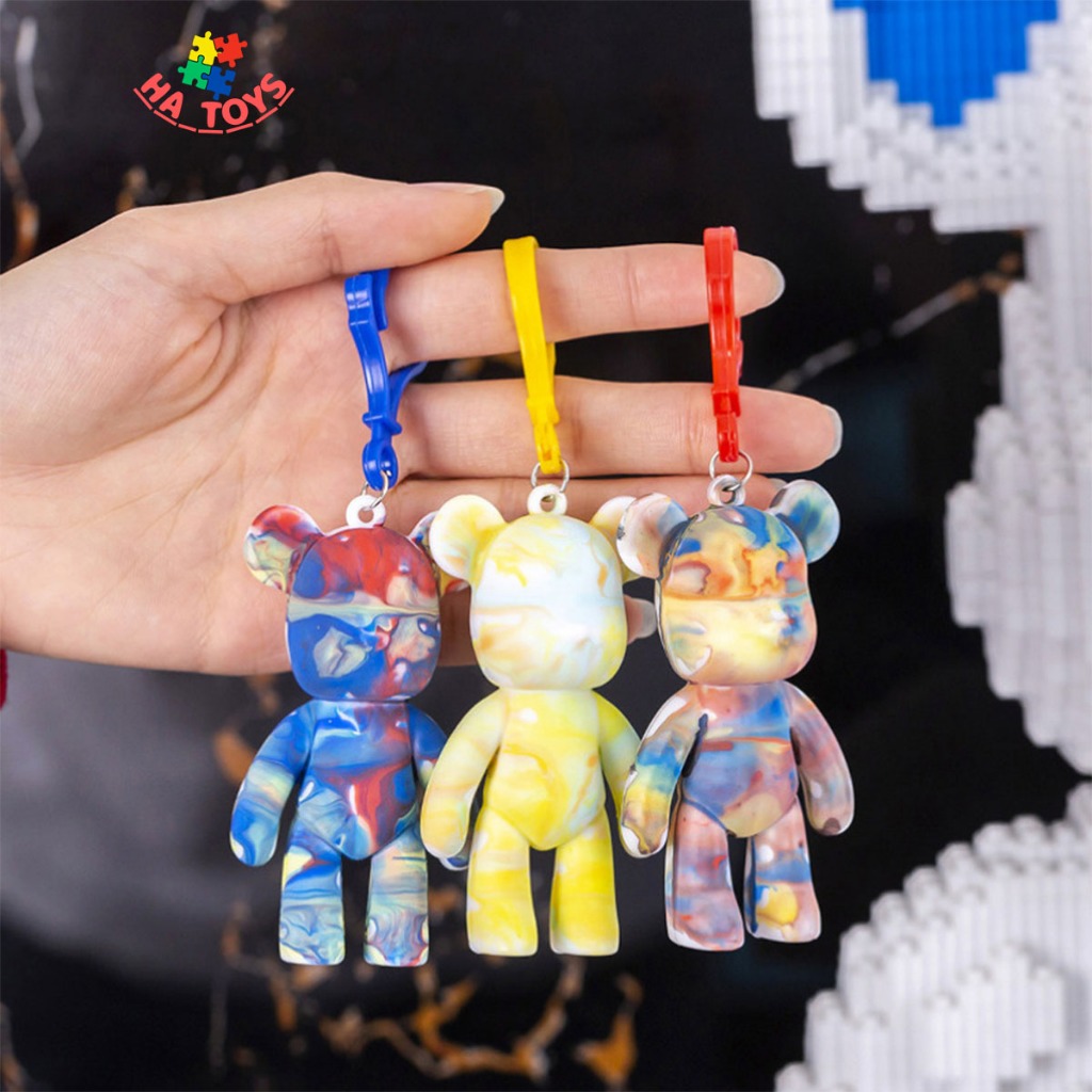 Đồ chơi thủ công tô tượng cho trẻ em HT1021, sản phẩm tích hợp làm móc khóa cute