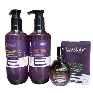 Combo gội xả và tinh dầu dưỡng tóc Lusstaly