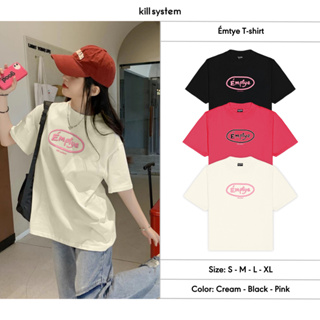 Áo thun Kill System Emptye form fit và Oversize chất thun cotton tay ngắn nam nữ