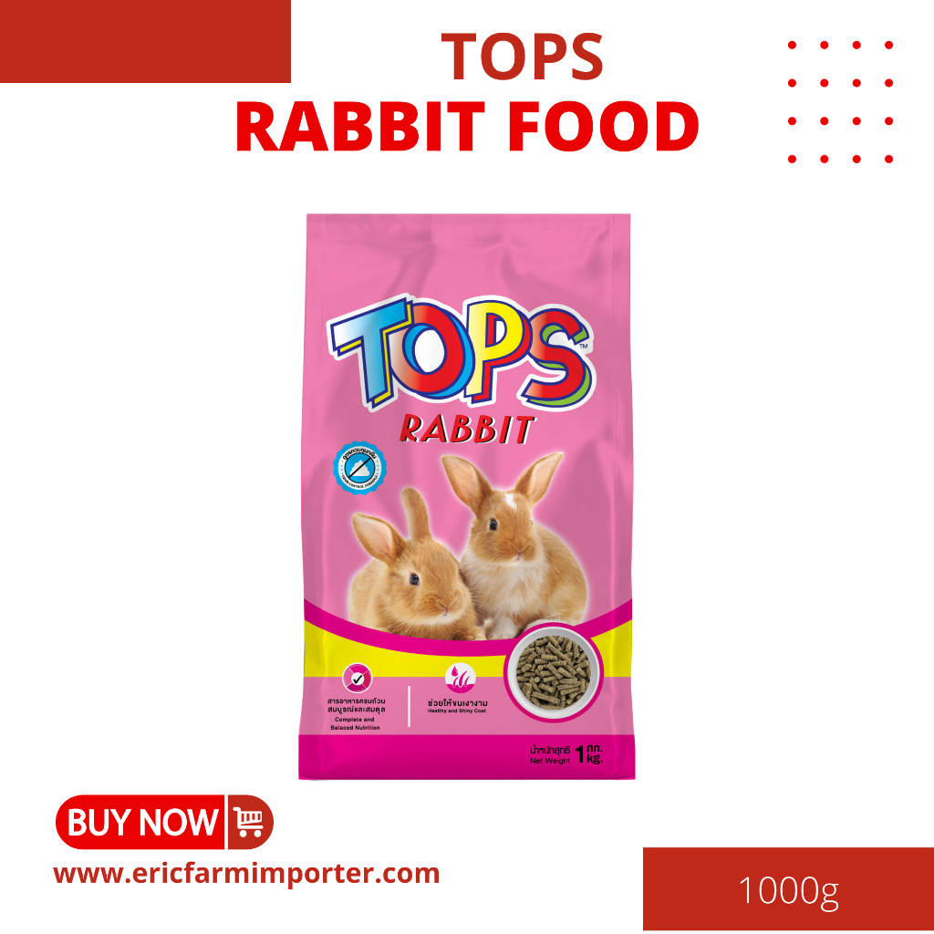 Nén thỏ Tops Rabbit 1kg 🐶 FREE SHIP 🐶 Hàng nội địa Thái
