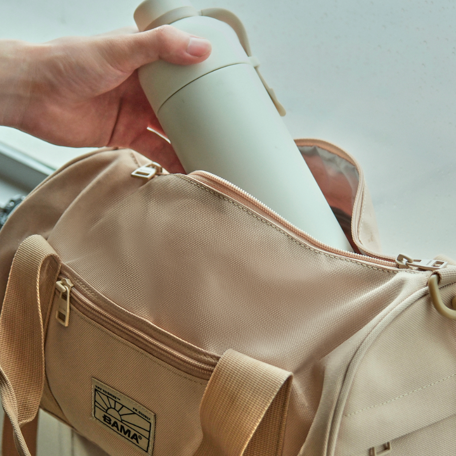 Túi trống BAMA New Basic Duffle Bag NB504 chống nước có nhiều ngăn túi tập gym thể thao túi du lịch