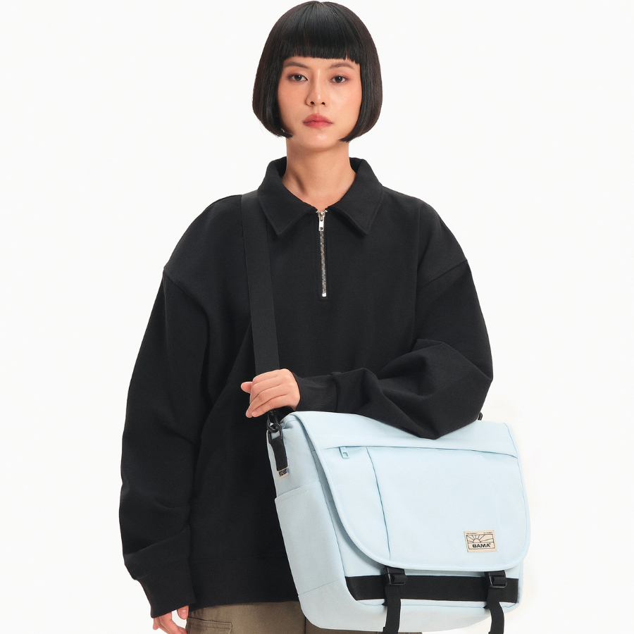 Túi đeo chéo BAMA New Basic Cross Bag NB301 cao cấp nam nữ đi học đi chơi