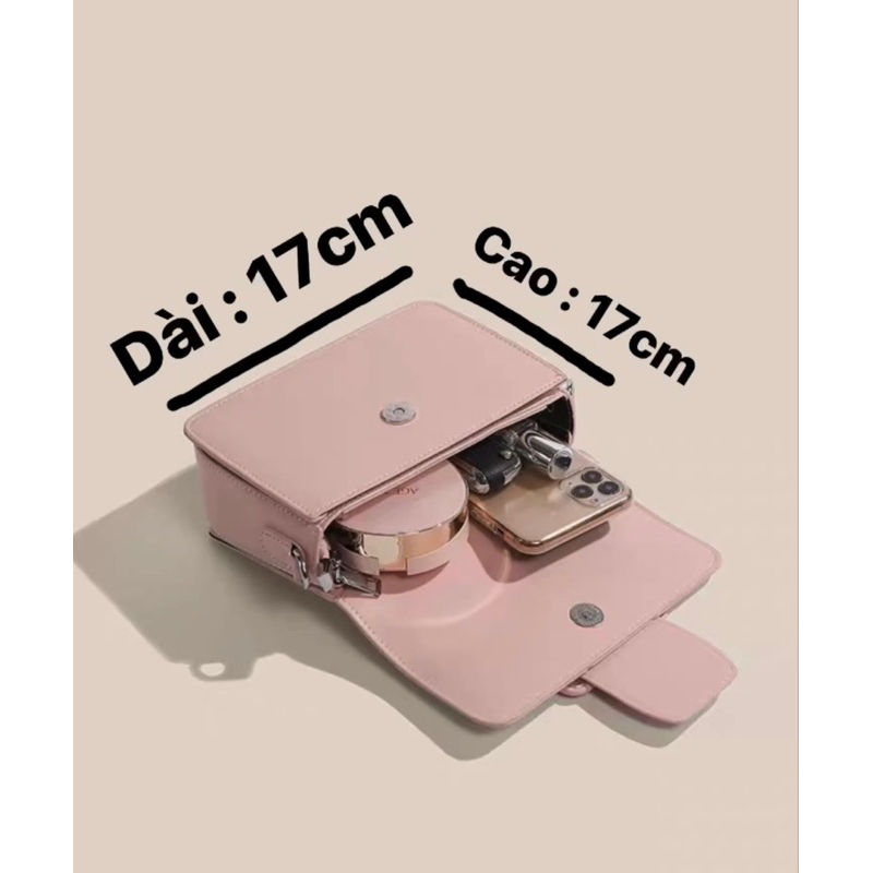 Túi Xách Nữ Đẹp Đeo Chéo Đeo Vai Ngăn Rộng Dây Xich20