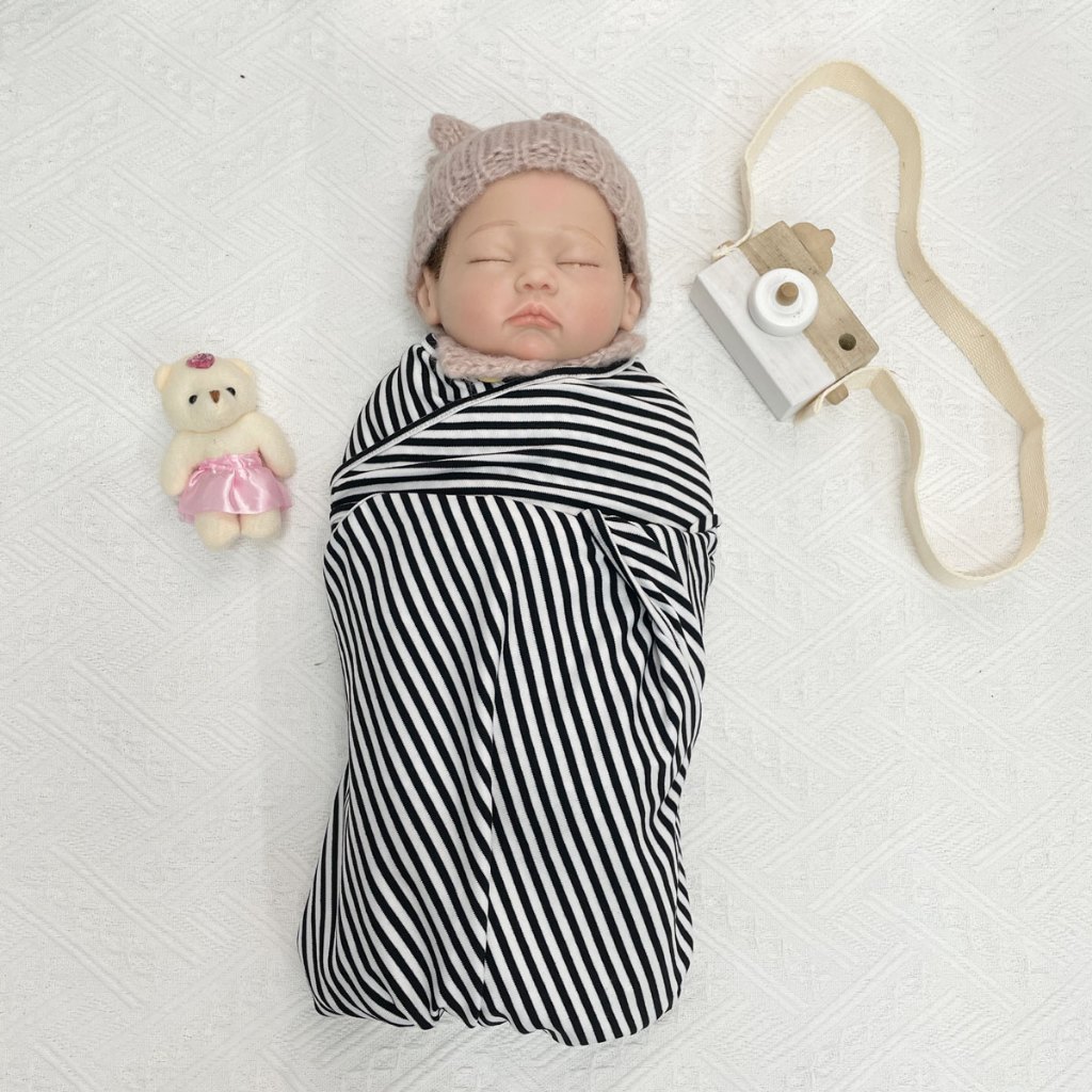 Quấn Chũn Cho Bé Ngủ Ngon BAFABY Tránh Giật Mình Chất Vải Cotton Co Giãn 4 Chiều 343