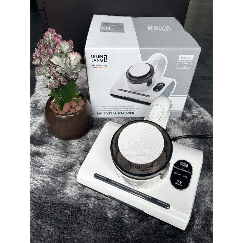 Máy hút bụi giường nệm Lebenlang LBL1369, hút bụi chăn ga có tia UV diệt khuẩn - Bảo hành 12 tháng chính hãng