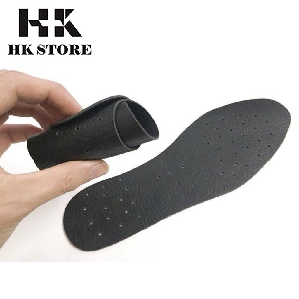 Lót da bò cao cấp 💝 HK.STORE 💝 đục lỗ thông thoáng thấm hút mồ hôi chân không gây mùi hôi.