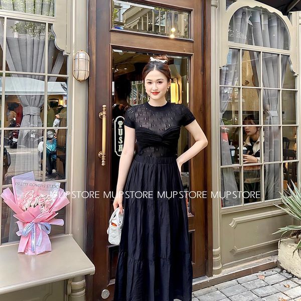 Áo xoắn nơ ren dáng ôm thiết kế Mụp Store