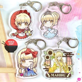 Móc khóa Thiên sứ nhà bên anime xinh xắn mica arcylic quà tặng chibi 
dễ thương