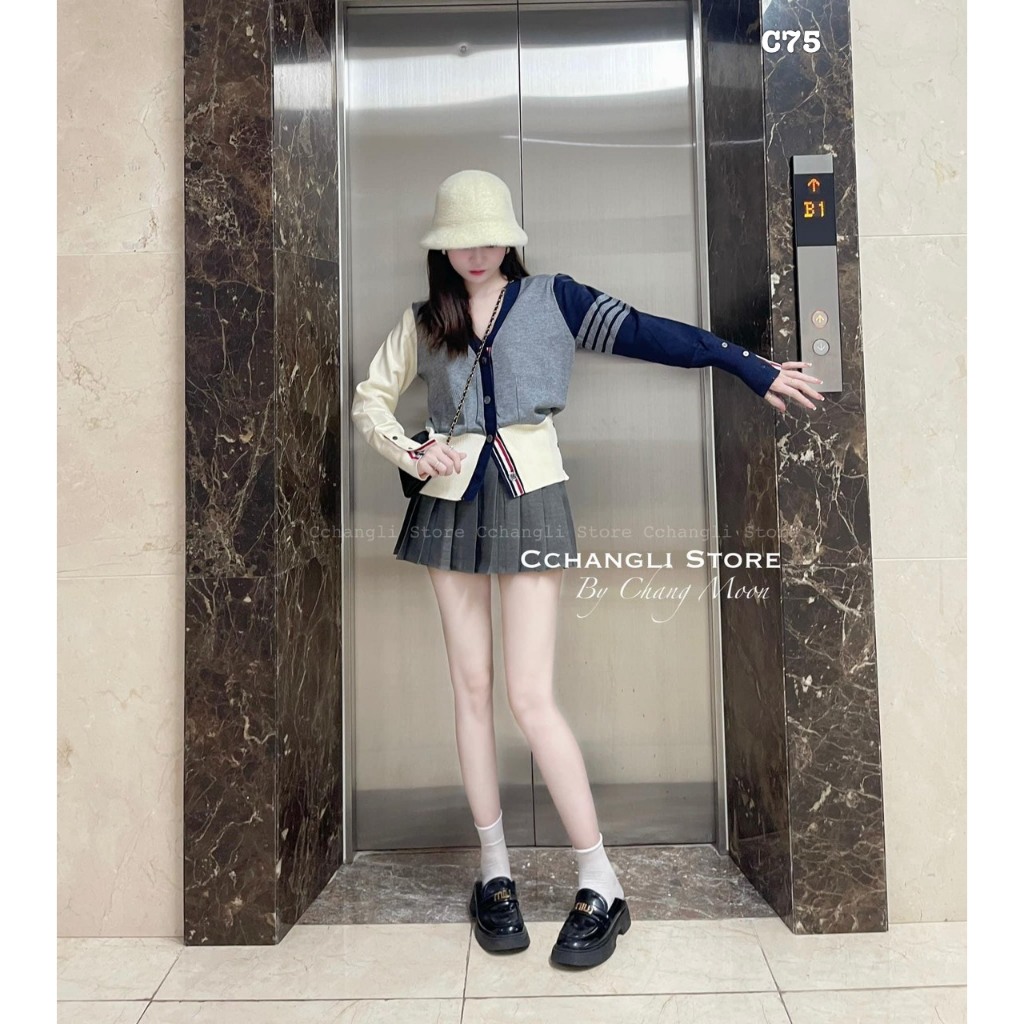 Áo khoác cardigan len Thom dành cho nữ hàng cao cấp