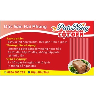 PATE CỘT ĐÈN HẢI PHÒNG HỘP 500GR