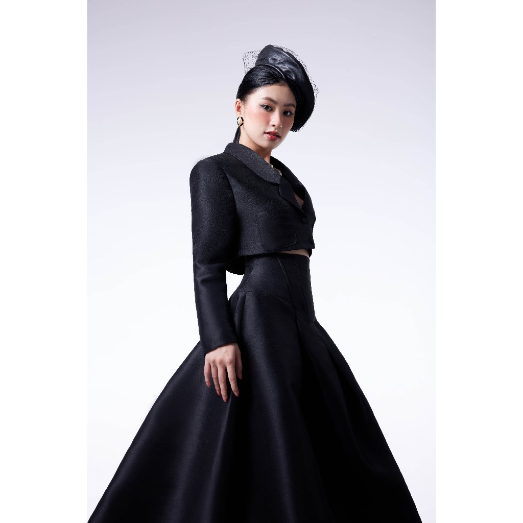 SET SÔ CÔ LA - SET VEST VÀ CHÂN VÁY DÀI_chất tafta cao cấp