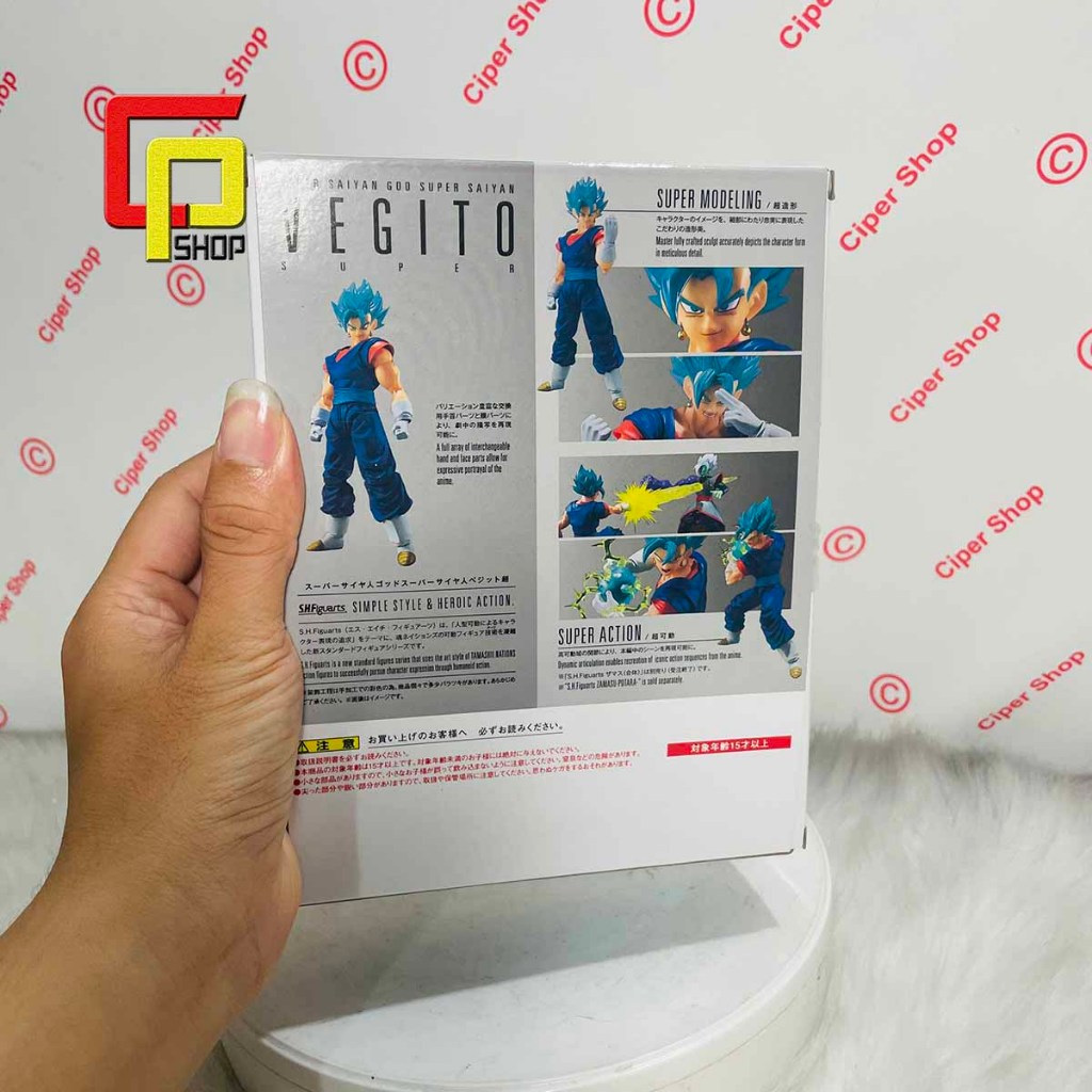 Mô hình Vegito SHF - Mô hình Vegito có khớp - Mô hình Dragon Ball