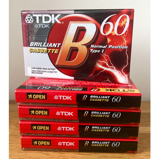 Băng cassette thu âm theo yêu cầu phôi mới