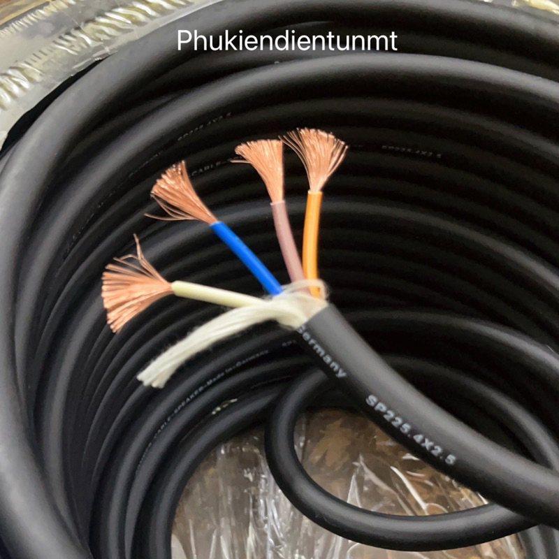 1 mét dây loa SOMMER 4 lõi đồng nguyên chất hàng cao cấp