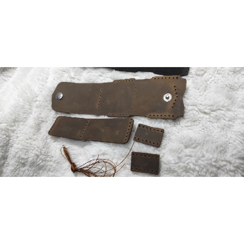 Thanh lý phôi bao da zippo da bò về tự khâu - mẫu 2