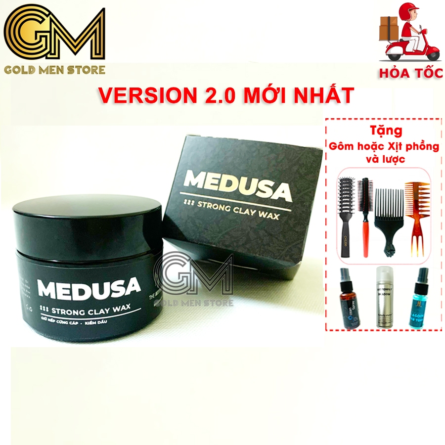 Sáp Vuốt Tóc Medusa 60g và 150g - Siêu giữ nếp - Hút dầu mồ hôi