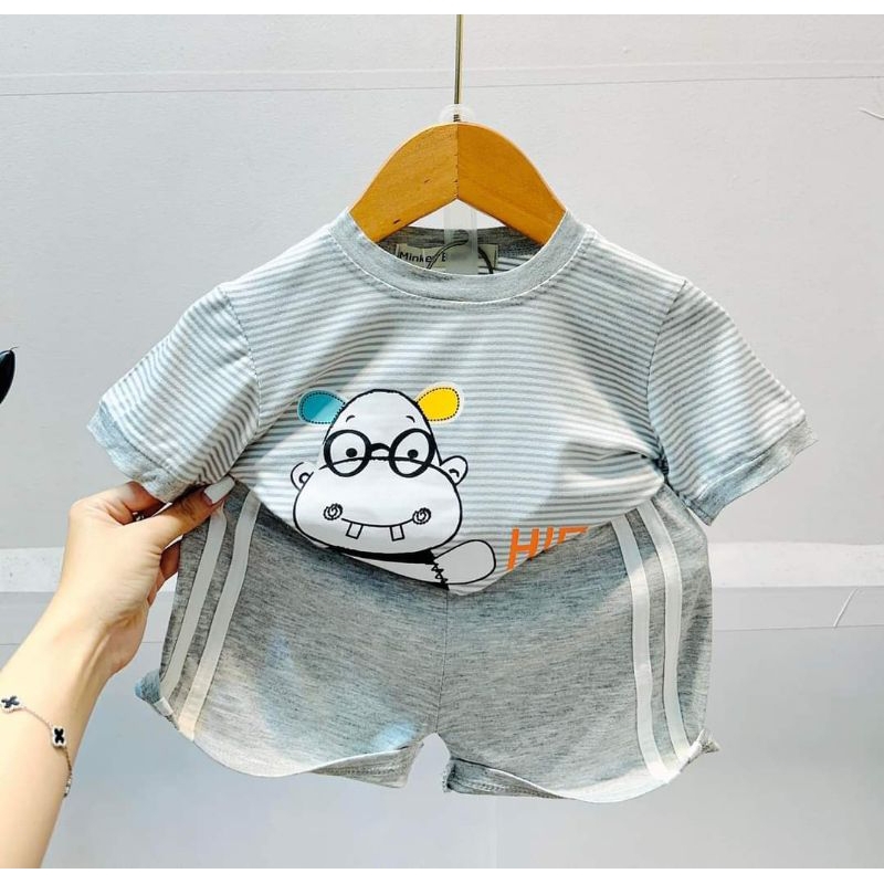 Cộc soc det phoi thun lạnh cho bé trai và gái