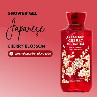 Sữa Tắm Bath & Body Works Shea & Vitamine Shower Gel 295ml #Japanese Cherry Blossom