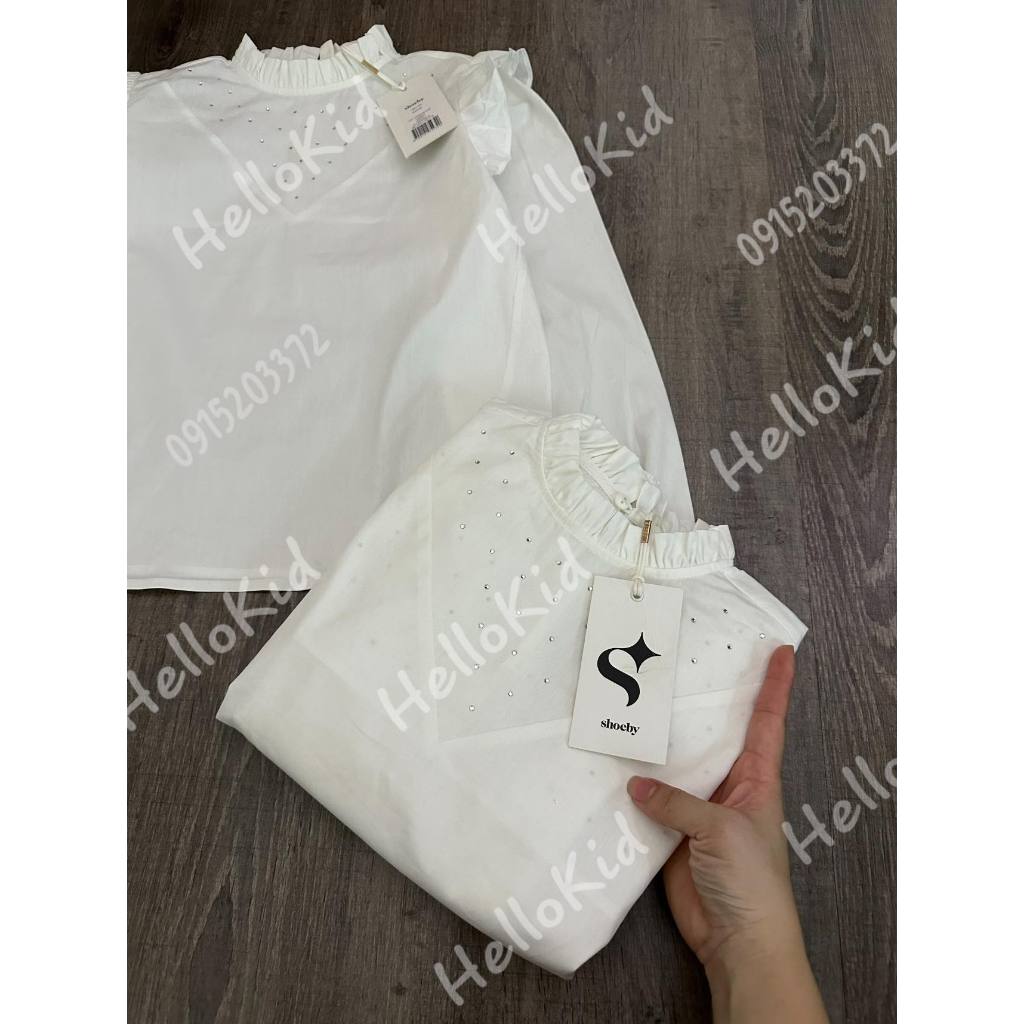 Áo sơ mi tiểu thư cho bé