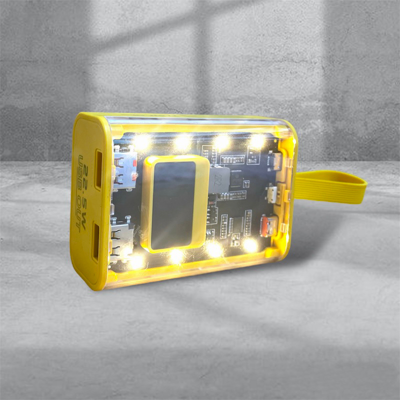 Sạc dự phòng 10000mAh màn hình Led tích hợp 3 đầu cáp