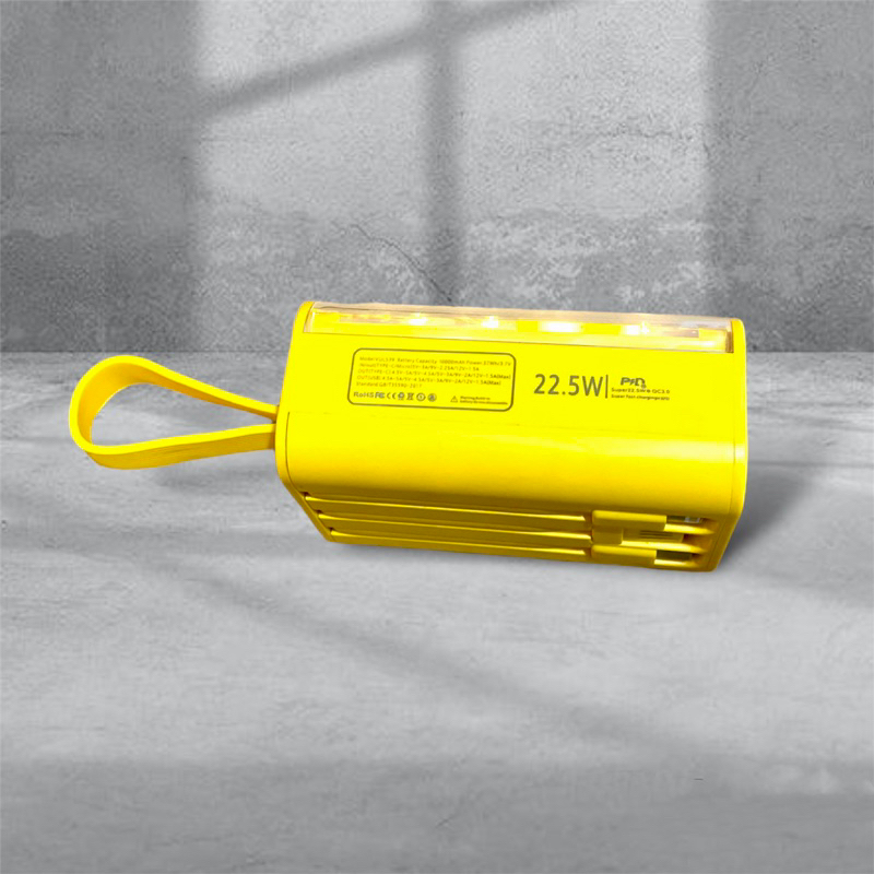 Sạc dự phòng 10000mAh màn hình Led tích hợp 3 đầu cáp