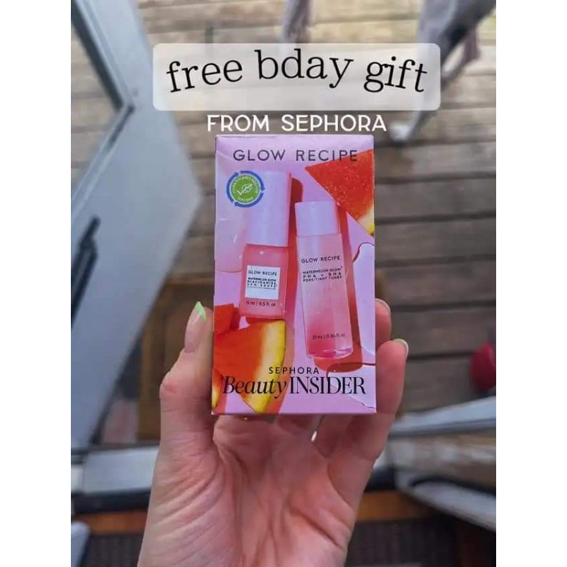 Set dưỡng da toner + serum GLOW RECIPE