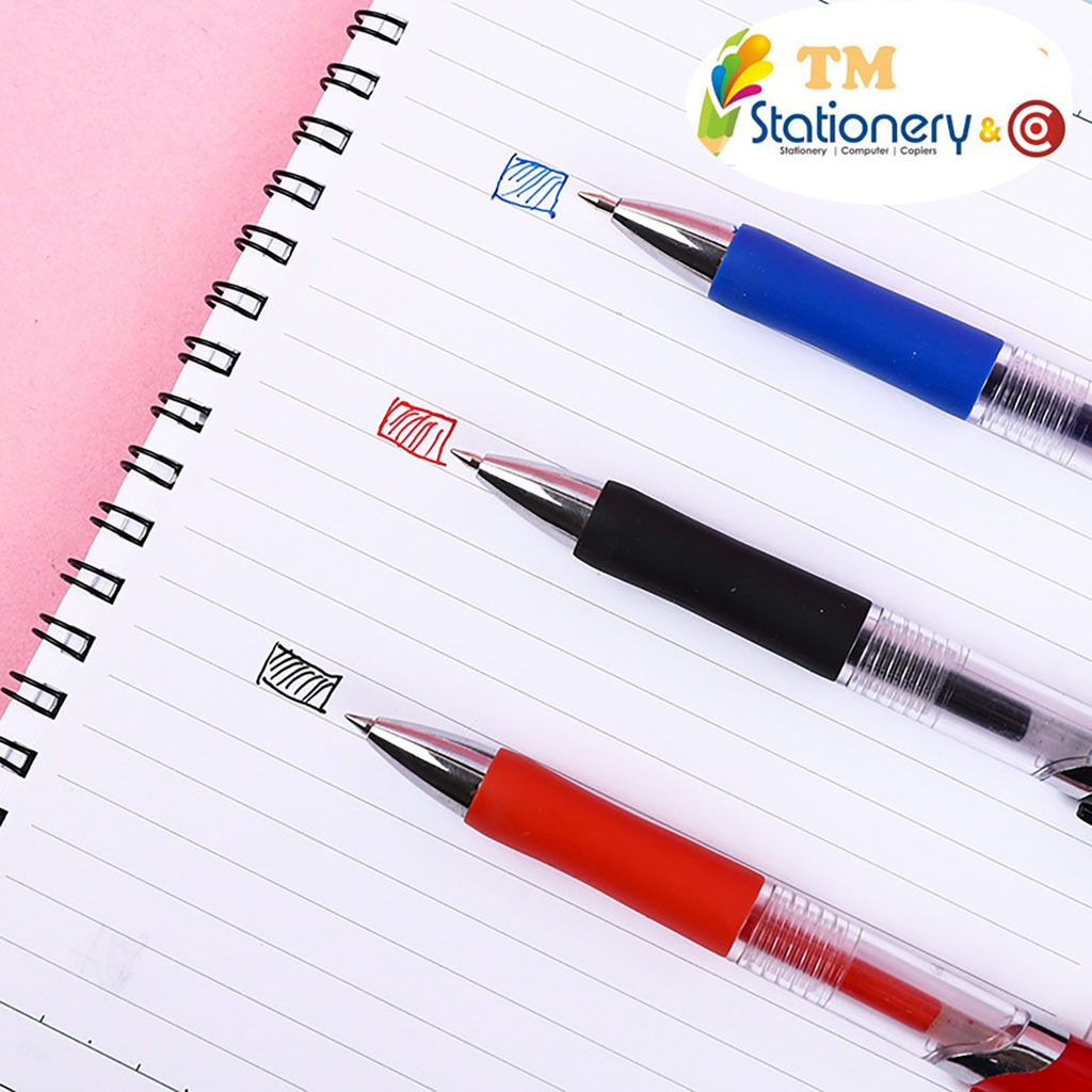 Bút gel bấm TM stationery ngòi 0.5mm - học sinh,sinh viên,văn phòng