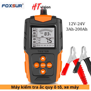 Máy kiểm tra ắc quy ô tô , xe máy FBT 200 12V-24V 3AH-200AH kiểm tra pin CCA , đo điện trở, phân tích pin