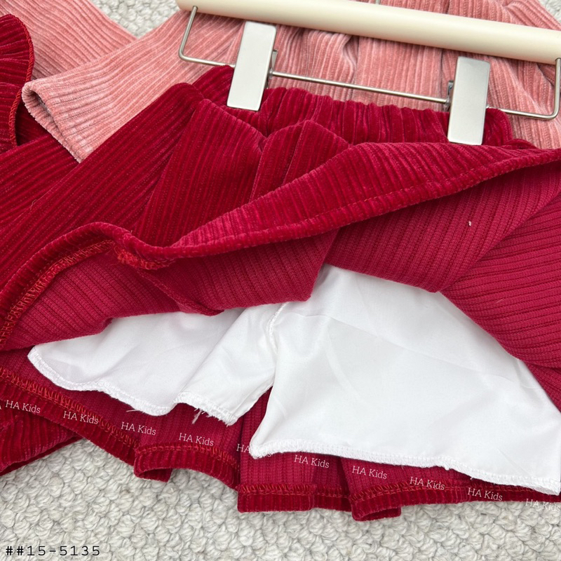 Set váy dạ tặng kèm túi dễ thương cho bé gái 12-23kg