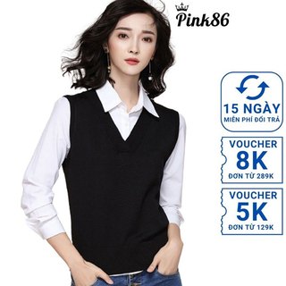 Áo gile nữ, áo len gile nữ công sở xinh xắn